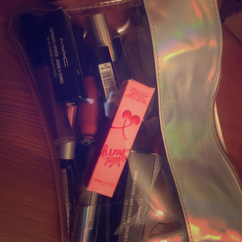 Bag of Unopened Lip Gloss and Lipsticks
